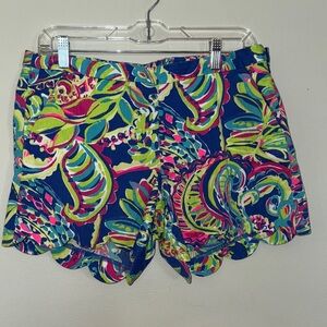 Lilly Pulitzer Magnolia Shorts Toucan Play Size 6 Colorful Beach Resort